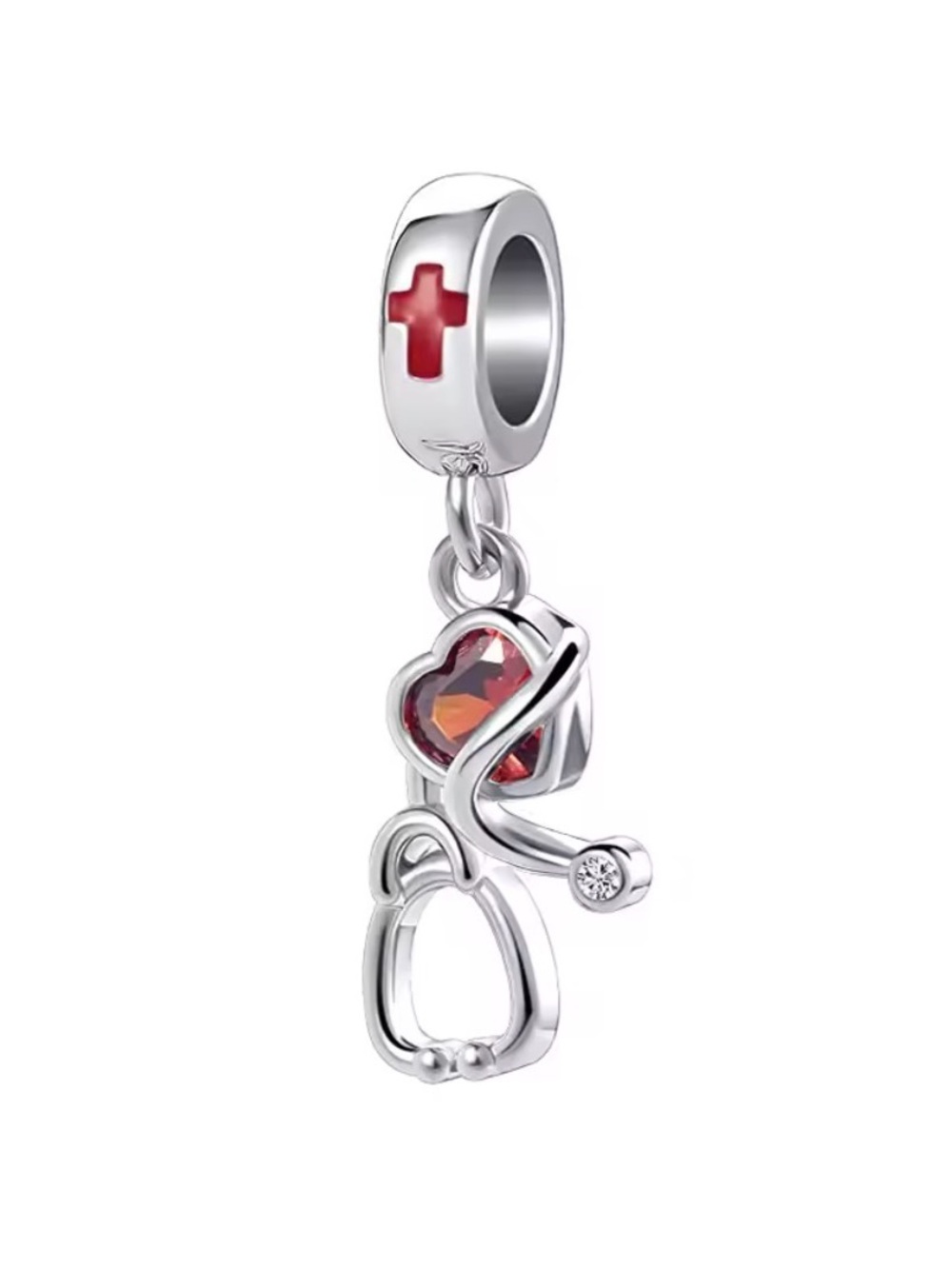 New Stethoscope Pandora Style Charm
